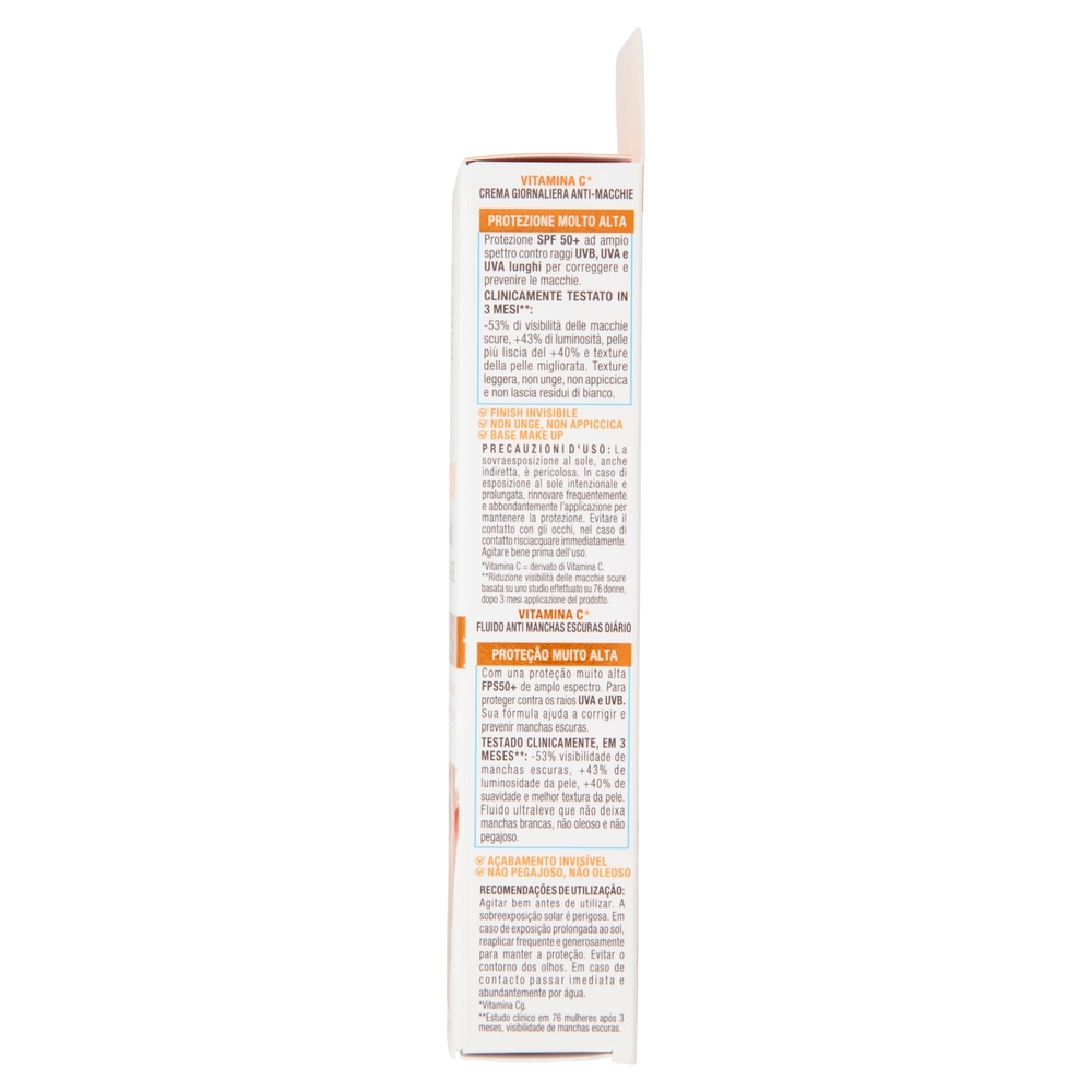 Garnier Ambre Solaire Fluido Anti - Macchie alla Vitamina C SPF50 40 ml